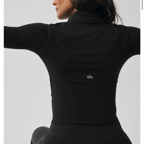 Alo airbrush corset full zip jacket - Picture 2 of 9